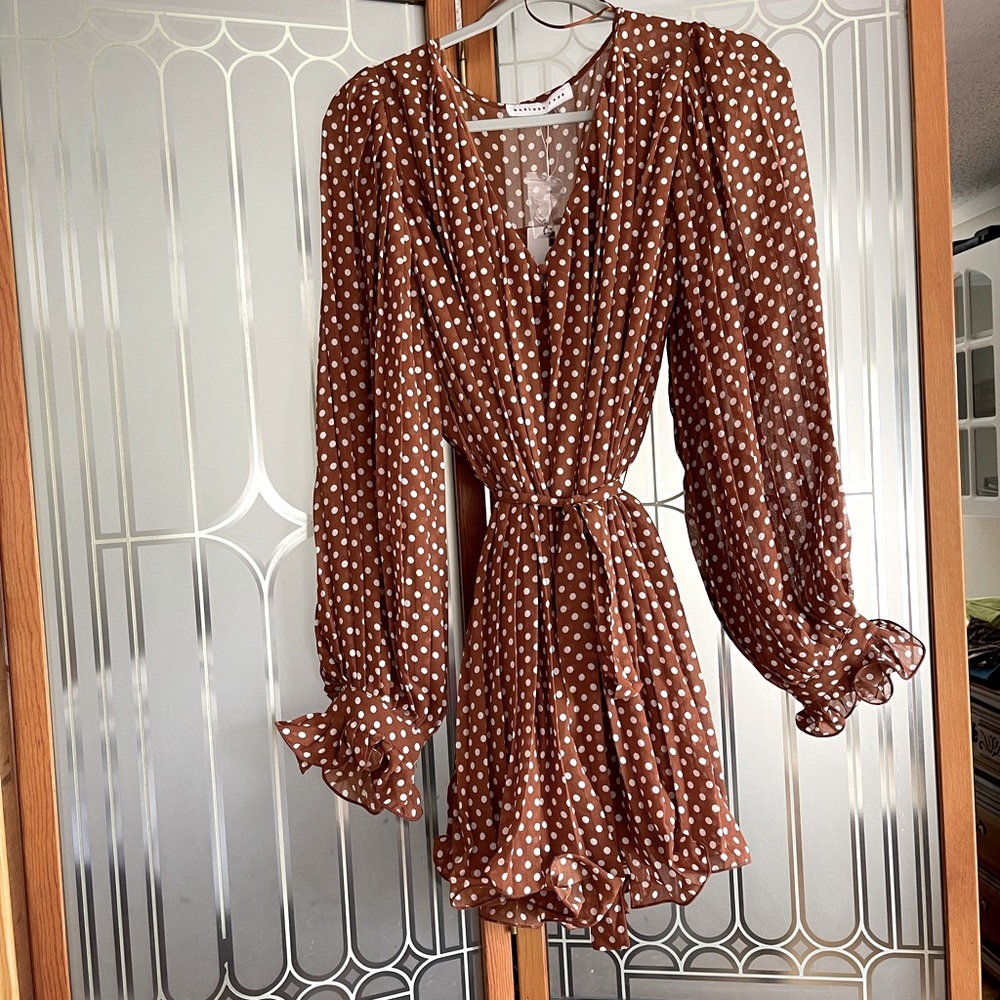 Pleaded Polkadot romper